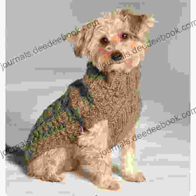 A Cable Knit Dog Sweater With A Series Of Knit And Purl Stitches, And A Ribbed Hem And Cuffs Dogs In Jumpers: 15 Practical Knitting Projects