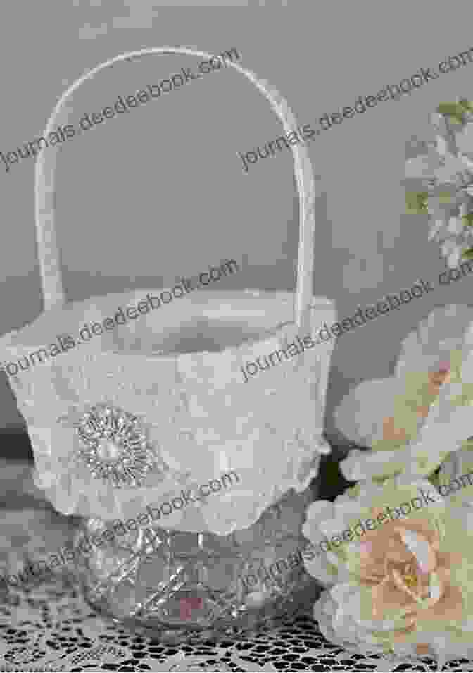 A Handmade Flower Girl Basket With A Lace Trim Your Handmade Wedding: 16 Craft Projects