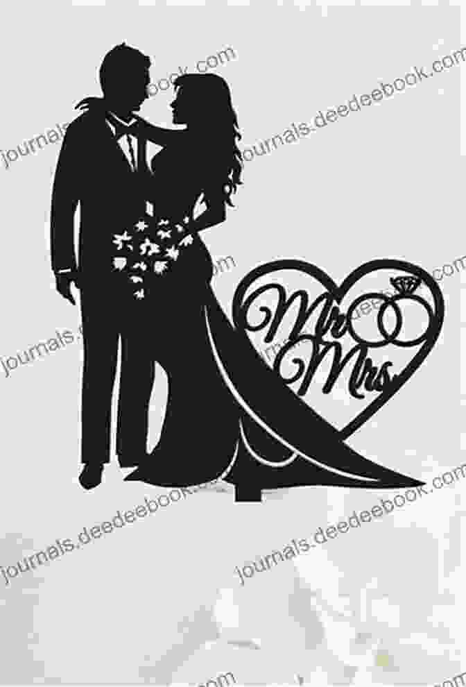 A Handmade Wedding Cake Topper With A Couple's Silhouette Your Handmade Wedding: 16 Craft Projects