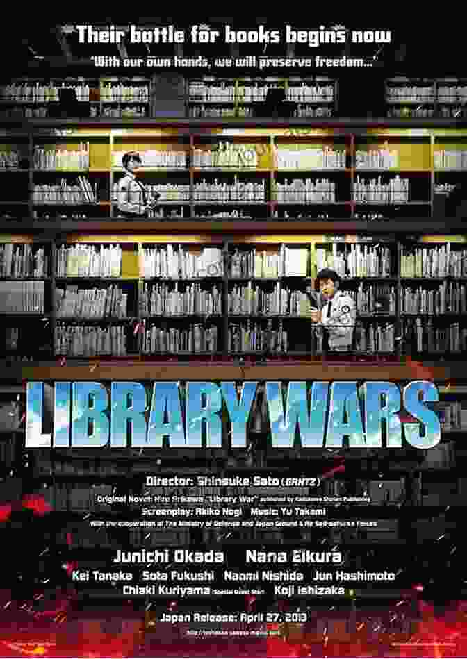 A Scene From The Library Wars: Love War Anime, Depicting Iku Kasahara And Shinobu Iida In A Romantic Embrace Library Wars: Love War Vol 6