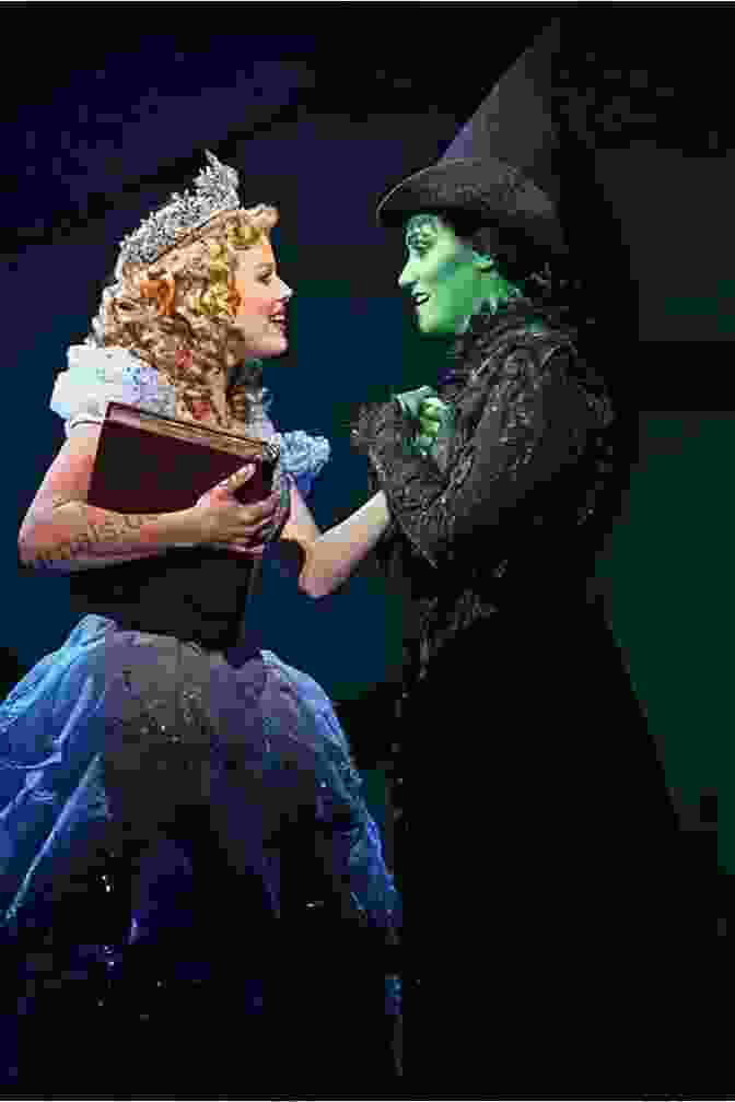 A Scene From Wicked, With Elphaba And Glinda Singing Simply Broadway: 18 Favorite Selections From Classic Broadway Musicals (Simply Series)