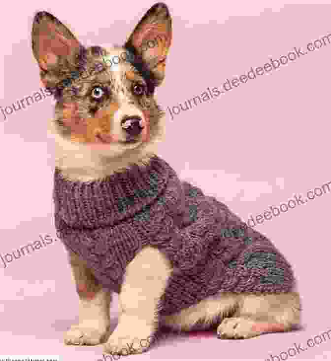 A Turtleneck Dog Sweater With A Double Layer Of Yarn, And A Ribbed Hem And Cuffs Dogs In Jumpers: 15 Practical Knitting Projects