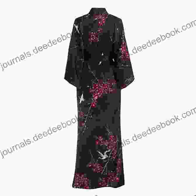 A Vibrant Silk Kimono With A Cherry Blossom Pattern The World Of A Beautiful Kimono Of The Shelley