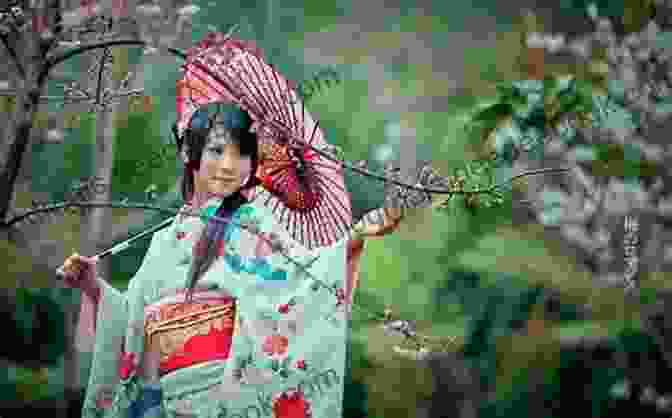 A Vintage Kimono With A Scenic Landscape The World Of A Beautiful Kimono Of The Shelley