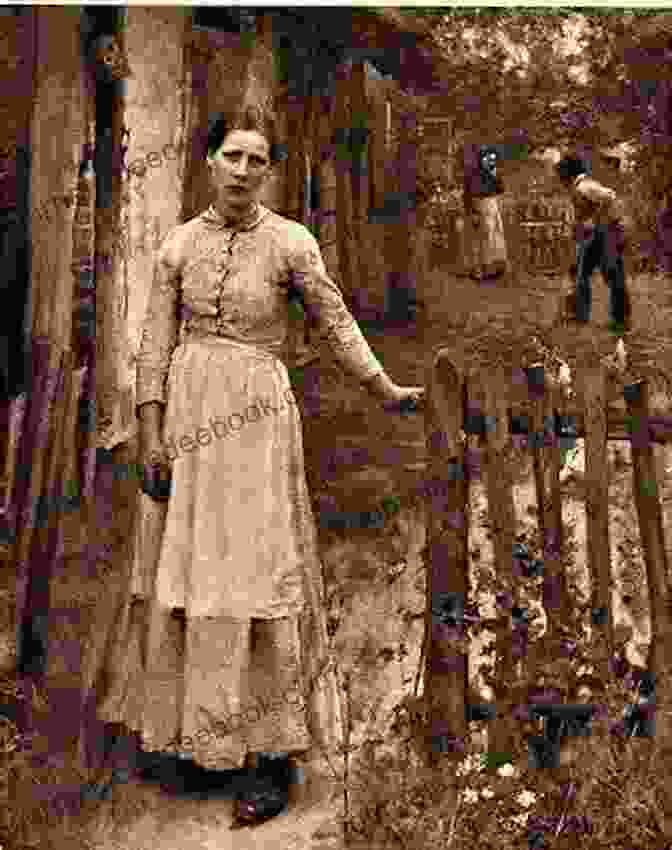 A Young Pioneer Girl Standing In Front Of A Log Cabin Diary Of Sarah Gillespie: A Pioneer Farm Girl (First Person Histories)