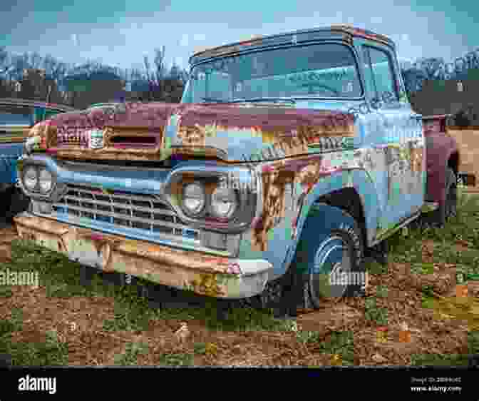 An Old, Rusty Truck Parked In A Field The Old Truck Jerome Pumphrey
