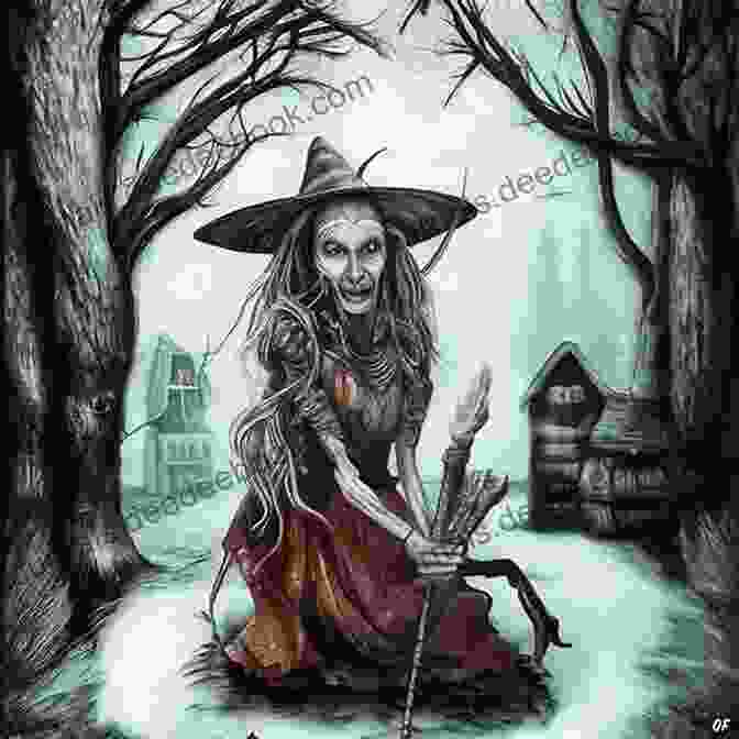 Baba Yaga, A Mysterious Old Witch Who Lives In A Hut On Chicken Legs Russian Stories For Kids: Marshmallow Clouds Children S Poems In Russian And English Language Educational For Bilingual Children