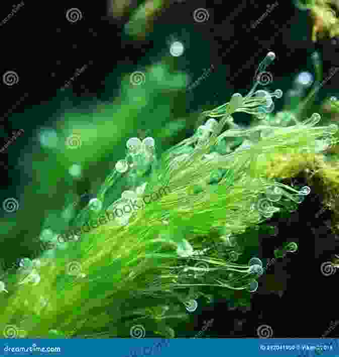 Close Up Of Vibrant Green Algae Against A White Background, Showcasing Its Intricate Textures And Delicate Patterns Therapeutic And Nutritional Uses Of Algae