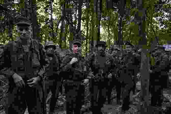 FARC Soldiers Marching Through A Colombian Jungle Revolutionary Social Change In Colombia: The Origin And Direction Of The FARC EP