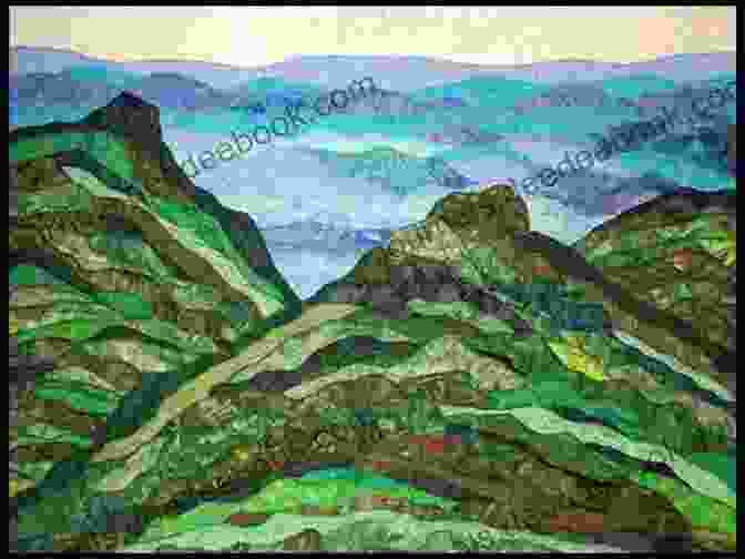 Fiber Collage Of A Mountain Landscape Art Quilt Maps: Capture A Sense Of Place With Fiber Collage A Visual Guide