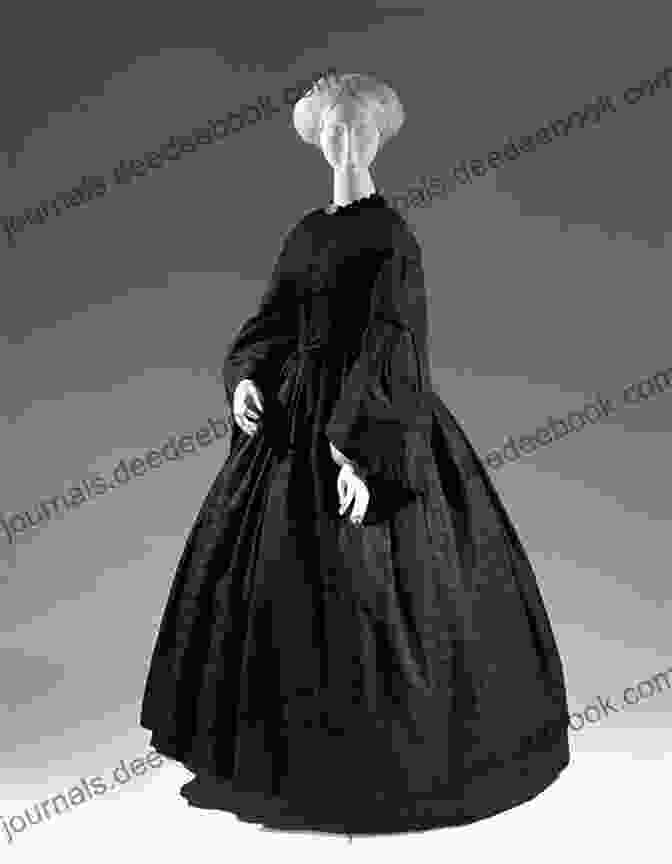 Mrs. Lincoln Wearing A Black Mourning Gown, Showcasing The Significance Of Fashion In Expressing Emotions And Making Political Statements Mrs Lincoln S Dressmaker: A Novel