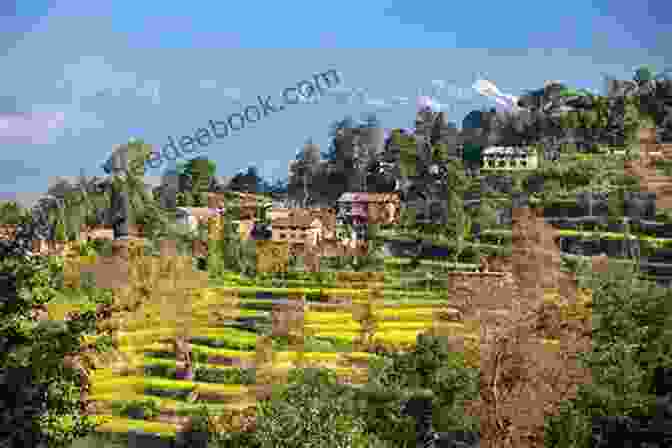 Panoramic View Of The Kathmandu Valley From Phoolchoki Hills Villagethe New Tourist Destination Of Nepal