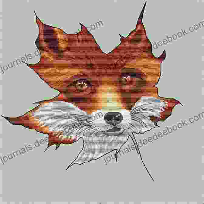 Realistic Cross Stitch Pattern Of A Fox Portrait Cross Stitch Pattern Fox Embroidery (Free Patterns)