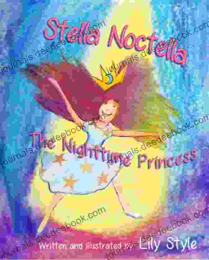 Stella Noctella, The Nighttime Princess, Stands In Her Moonlit Castle, Her Flowing Raven Hair Cascading Down Her Shoulders. She Is Adorned In A Shimmering Gown That Mimics The Starlit Sky, And Her Piercing Blue Eyes Reflect The Brilliance Of Celestial Wonders. Stella Noctella: The Nighttime Princess