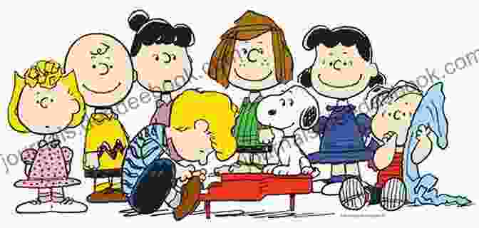 The Peanuts Gang Standing Together, Smiling. Be Kind Be Brave Be You (Peanuts)