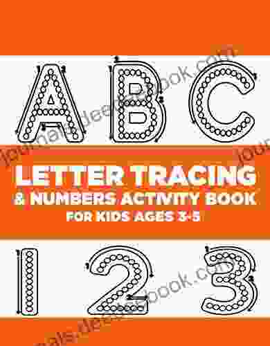 Letter Tracing Numbers Activity Book: For Kids Ages 3 5