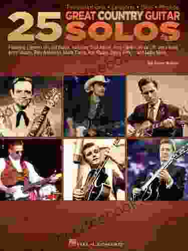 25 Great Country Guitar Solos (Music Instruction): Transcriptions * Lessons * Bios * Photos