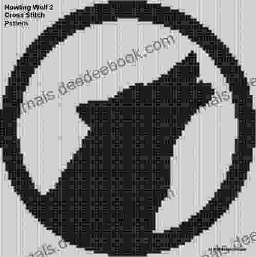 Howling Wolf 2 Cross Stitch Pattern
